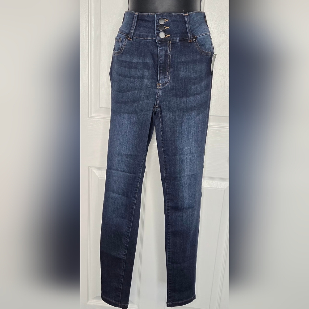 NWT Truth + Theory Women's High-Rise Skinny Jeans - Size 10 Dark Wash